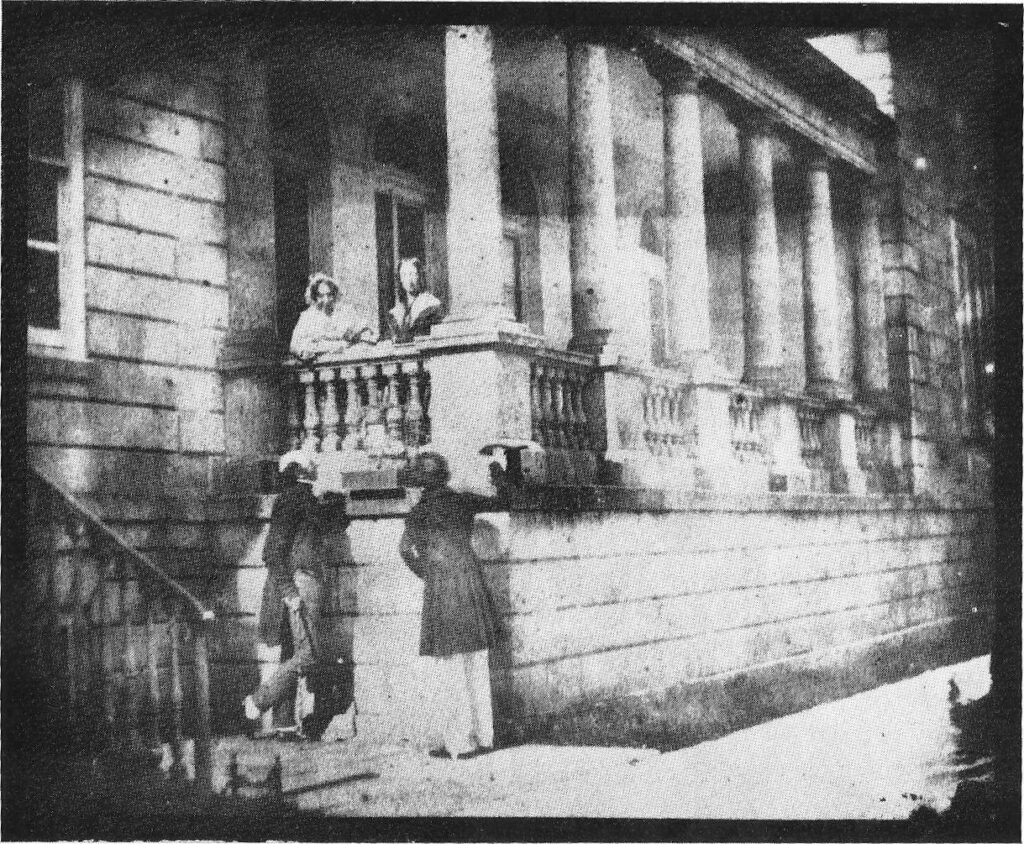 William Henry Fox Talbot, Sir Charles Lemon and Others at Carclew House, August 1841 Photograph Original: National Science and Media Museum, Bradford, UK