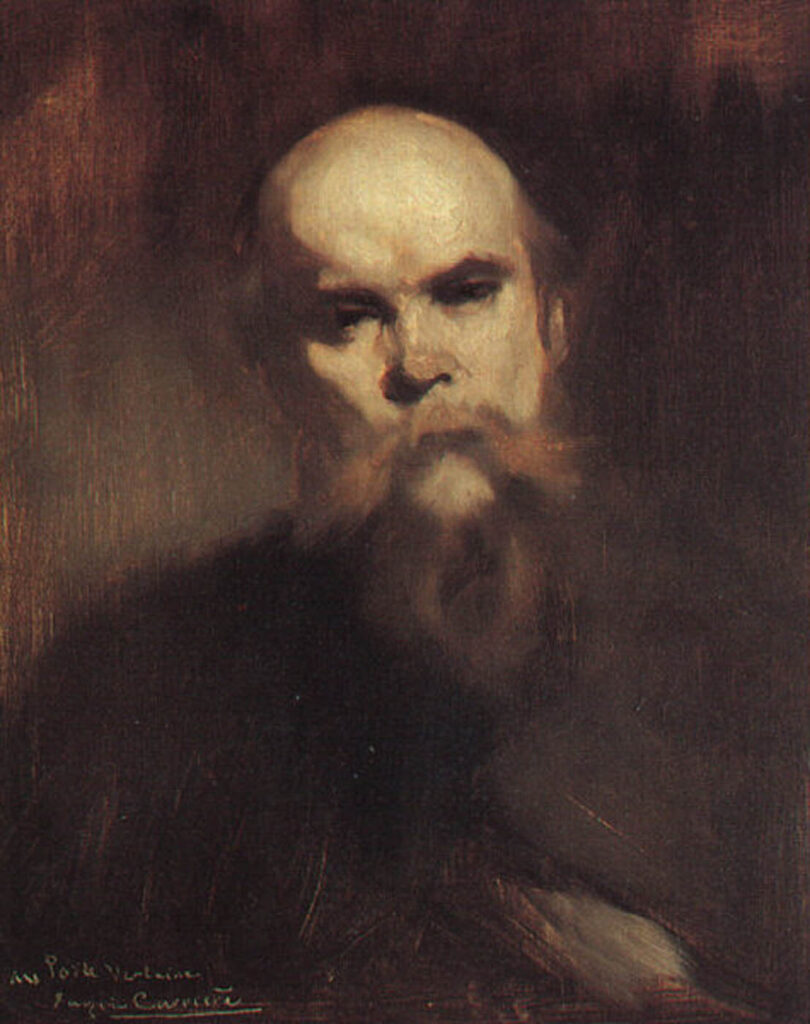 Eugène Carrière, Paul Verlaine, 1890nOil on canvas, 24.1 × 19.9 innMusée d'Orsay, Paris