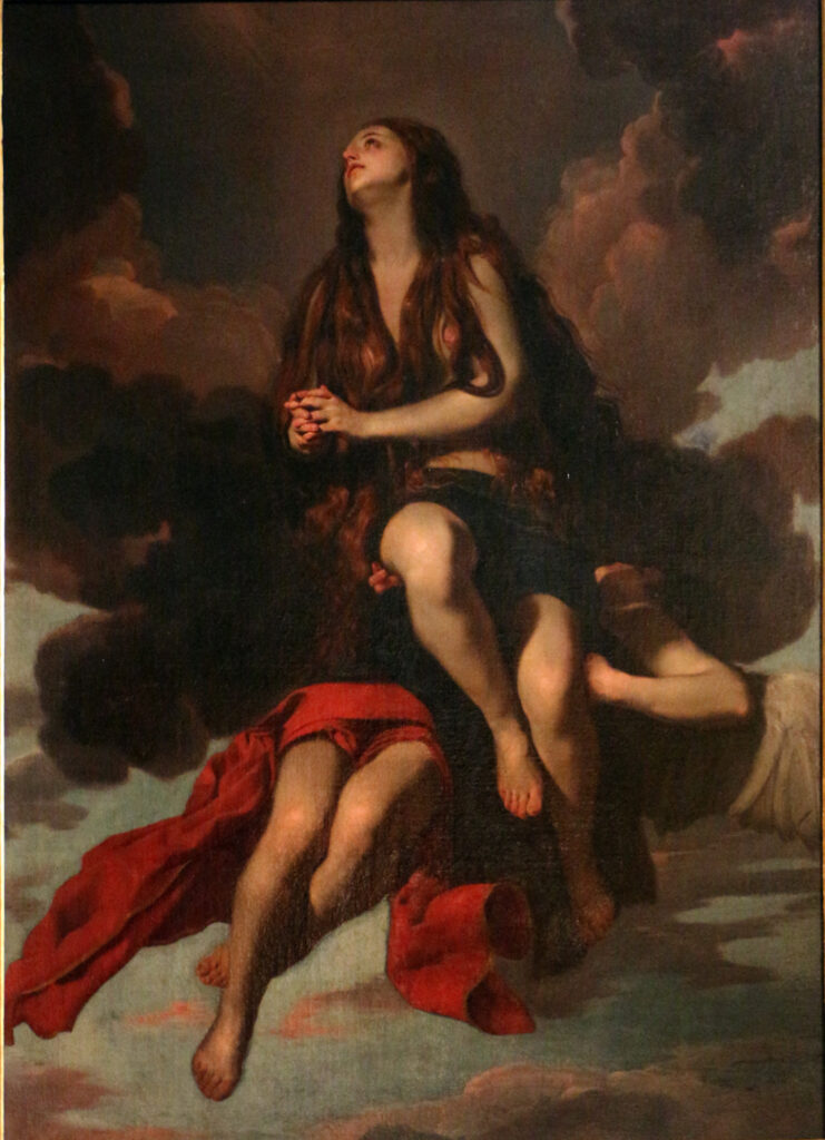 Guido Cagnacci, The Magdalene Carried to Heaven, c. 1642–45nOil on canvas, 75.8 × 54.5 innGalleria Palatina, Palazzo Pitti, Florence, Italy