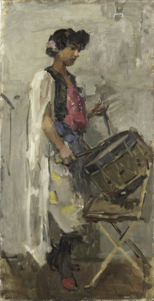 Isaac Israëls, The Drummer Girl, 1890–1910 Oil on canvas, 61.6 × 29.5 in Rijksmuseum, Amsterdam