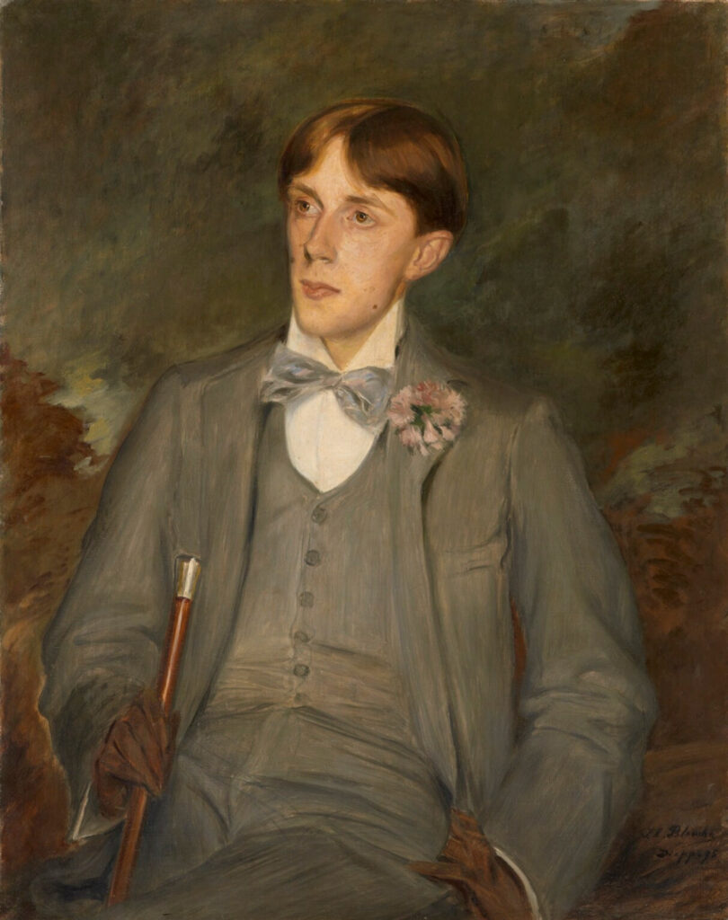 Jacques-Émile Blanche, Aubrey Beardsley, 1895 Oil on canvas, 36.5 × 29 in National Portrait Gallery, London
