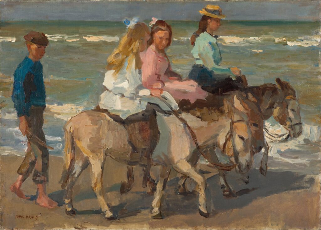 Isaac Israëls, Donkey Riding, 1898–1902 Oil on canvas, 31.5 × 39.6 in Kunstmuseum Den Haag