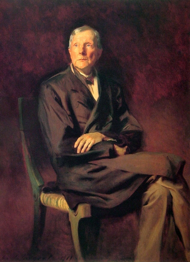 John Singer Sargent, John D. Rockefeller, 1917nOil on canvas, 57.9 × 45 innPrivate Collection