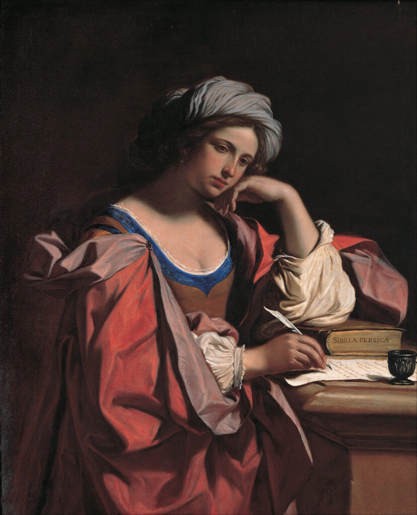 Guercino, The Persian Sibyl, 1647–1648 Oil on canvas, 46.1 × 37.8 in Capitoline Museums, Rome