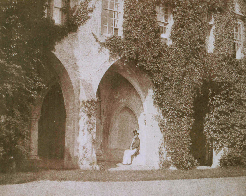 William Henry Fox Talbot, Calvert Jones at Lacock Abbey, 1843–1850 Photograph Leiden University Libraries, Netherlands