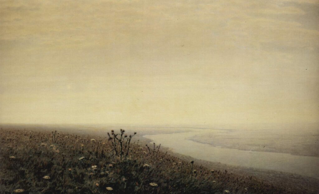 Arkhip Kuindzhi, Dnieper in the Morning, 1881 Oil on canvas, 42.3 × 67.1 in Tretyakov Gallery, Moscow