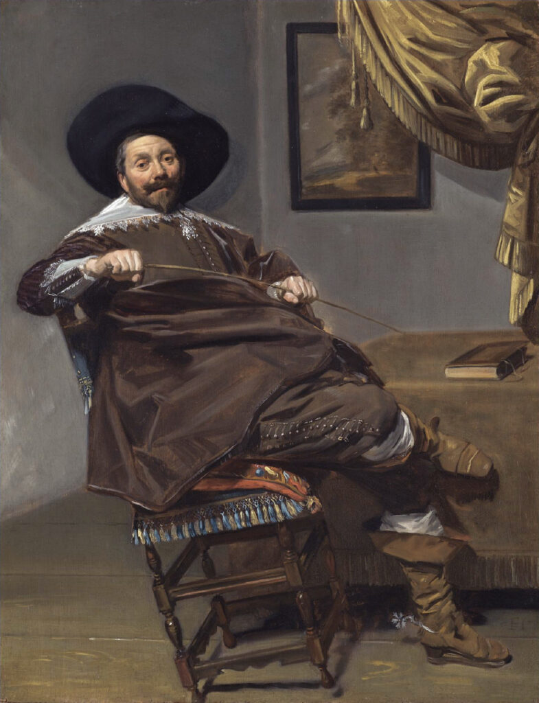 Frans Hals, Portrait of Willem van Heythuysen, c 1635 Oil on oak panel, 18.5 × 14.4 in Private Collection