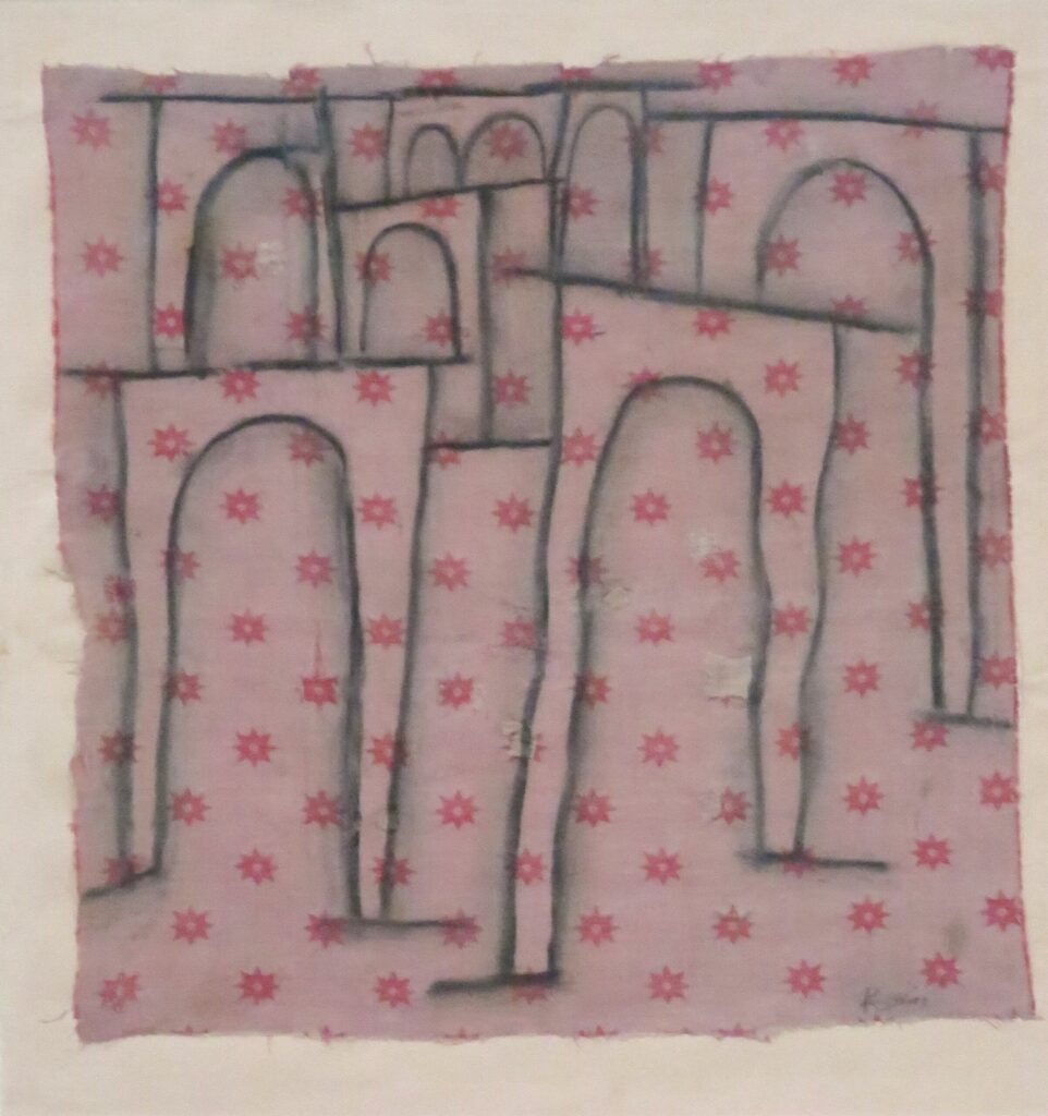 Paul Klee, Arches of the Bridge Stepping Out of Line, 1937 Charcoal on cloth mounted on paper, 16.8 × 16.5 in Solomon R. Guggenheim Museum, New York