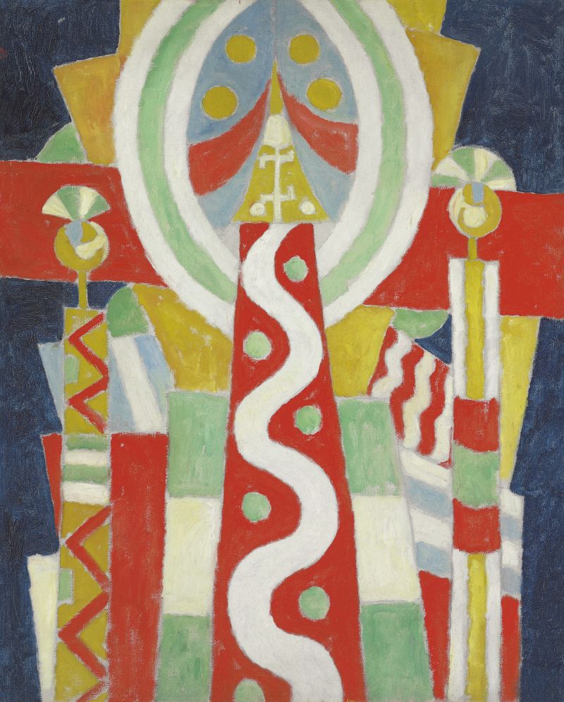 Marsden Hartley, Lighthouse, 1915 Oil on canvas, 40 × 32 in Private Collection