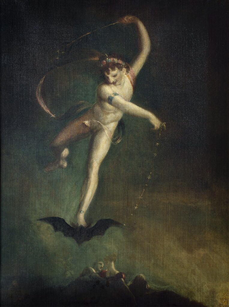Henry Fuseli, Ariel, c 1800–1810 Oil on canvas, 36.5 × 28.1 in Folger Shakespeare Library, Washington DC
