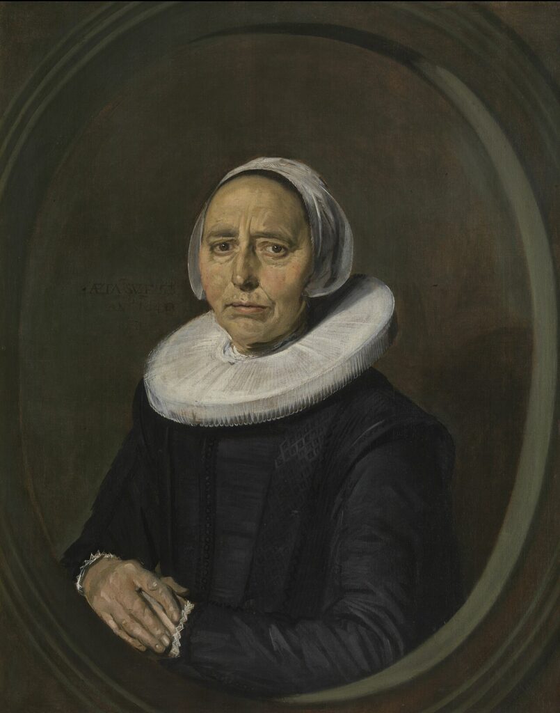 Frans Hals, Portrait of a Woman, 1640 Oil on canvas, 33.5 × 26.8 in Museum of Fine Arts Ghent