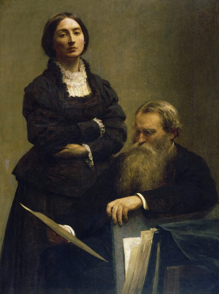 Henri Fantin-Latour, Mr and Mrs Edwin Edwards, 1875 Oil on canvas, 51.5 × 38.6 in Tate, London