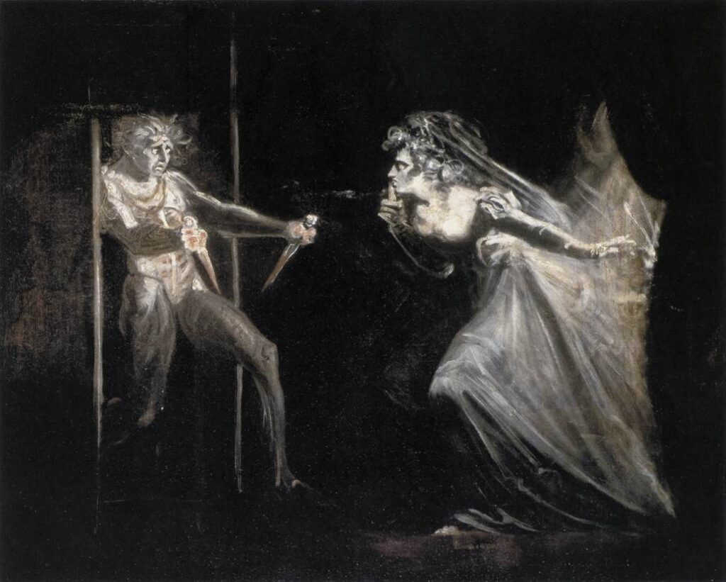 Henry Fuseli, Lady Macbeth Seizing the Daggers, 1812 Oil on canvas, 50 × 40 in Tate Britain, London