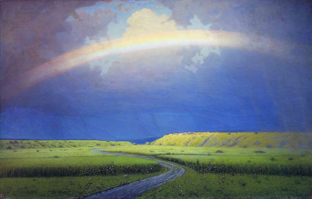 Arkhip Kuindzhi, Rainbow, 1900–1905 Oil on canvas, 43.3 × 67.3 in Russian Museum, Saint Petersburg