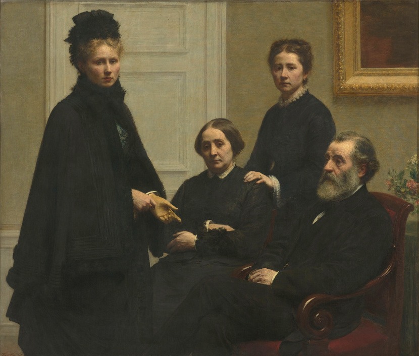 Henri Fantin-Latour, The Dubourg Family, 1878 Oil on canvas, 57.7 × 67.1 in Musée d’Orsay, Paris