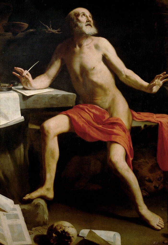 Guido Cagnacci, Saint Jerome, after 1659nOil on canvas, 63 × 43.5 innKunsthistorisches Museum, Vienna, Austria