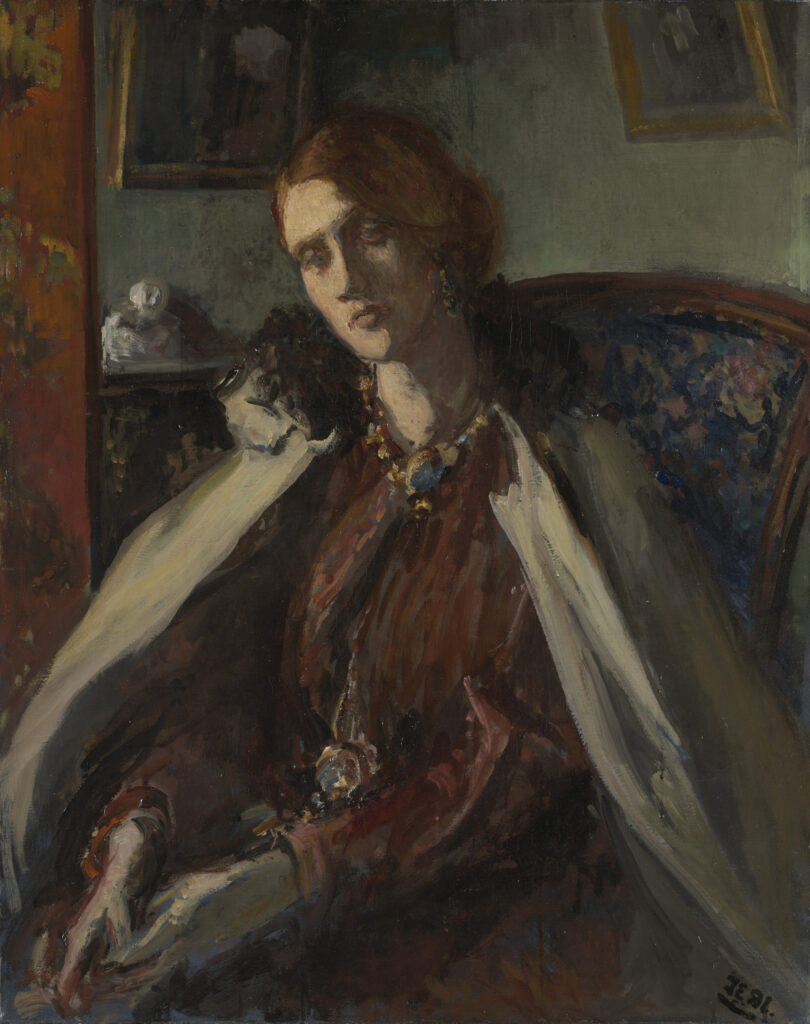 Jacques-Émile Blanche, Julia Prinsep Stephen, née Jackson, Formerly Mrs Duckworth, c 1929–1931 Oil on canvas, 35.4 × 28.5 in Government Art Collection, UK