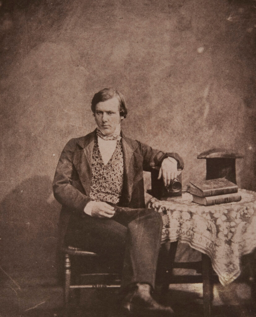 William Henry Fox Talbot, Portrait of Neville Story-Maskelyne, 1844–1846; printed 2002 Modern salt print Museum of Photographic Arts at The San Diego Museum of Art, California, USA