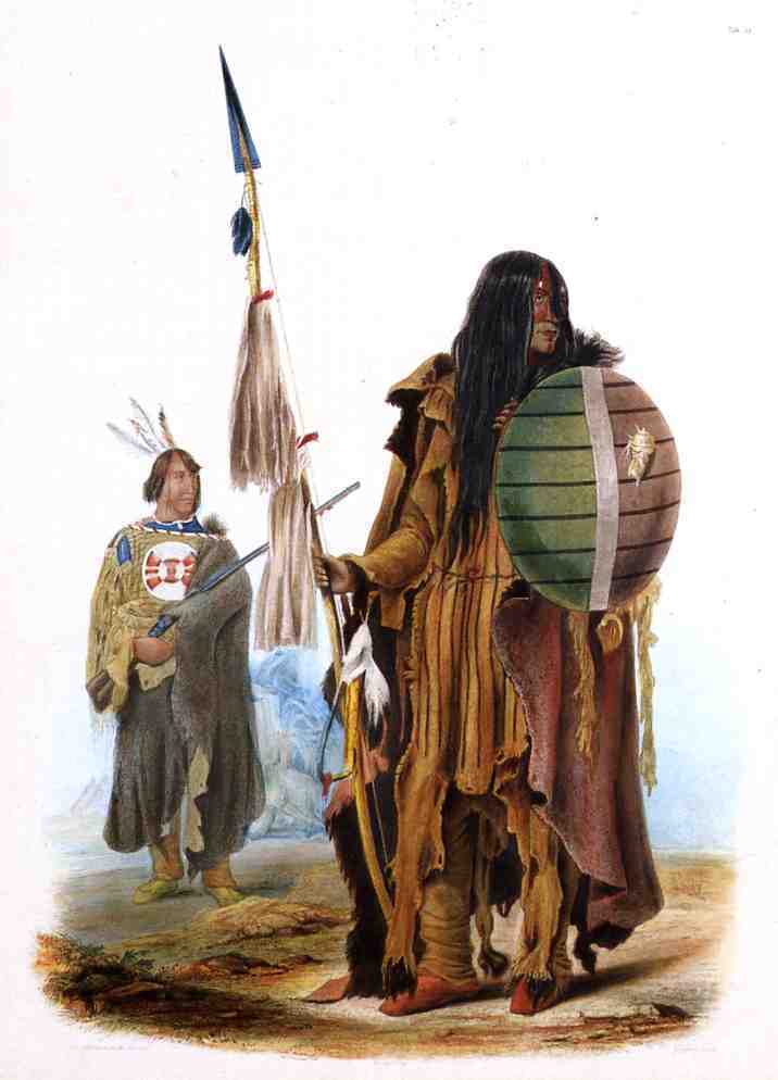 Karl Bodmer, Assiniboin Indians, c 1840 (provisional) Aquatint on paper Buffalo Bill Center of the West (provisional attribution), Cody, Wyoming