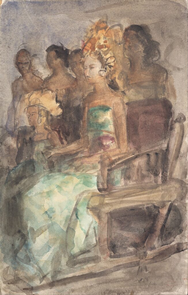 Isaac Israëls, Indonesian Princess, 1890 Watercolor on paper, 20.5 × 13.6 in Centraal Museum, Utrecht, Netherlands
