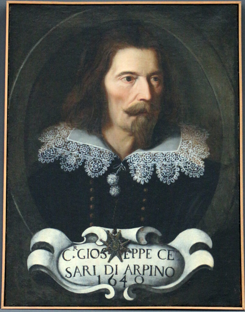 Cavaliere d'Arpino, Self-Portrait, c 1640 Oil on canvas, 25.7 × 19.3 in Accademia Nazionale di San Luca, Rome