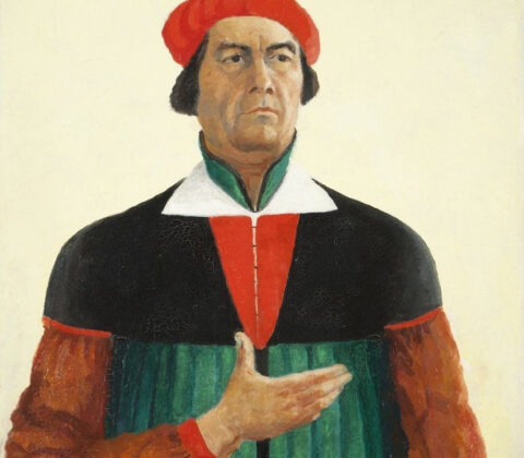 Kazimir Severinovich Malevich, Self-Portrait, 1933 Oil on canvas, 28.7 × 26 in State Russian Museum, Saint Petersburg