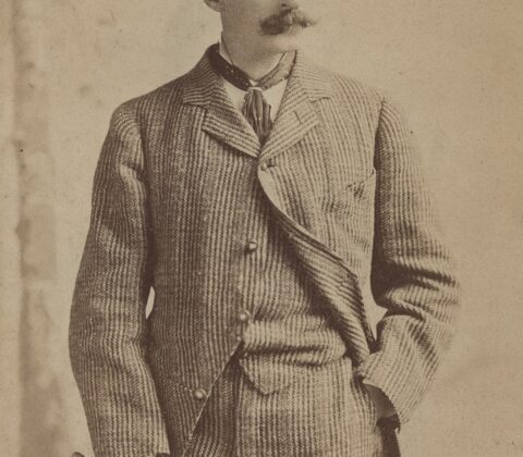 Winslow Homer in New York (Photograph by Napoleon Sarony), 1880 Albumen silver print, 5.9 × 4.3 in Bowdoin College Museum of Art, Brunswick, Maine