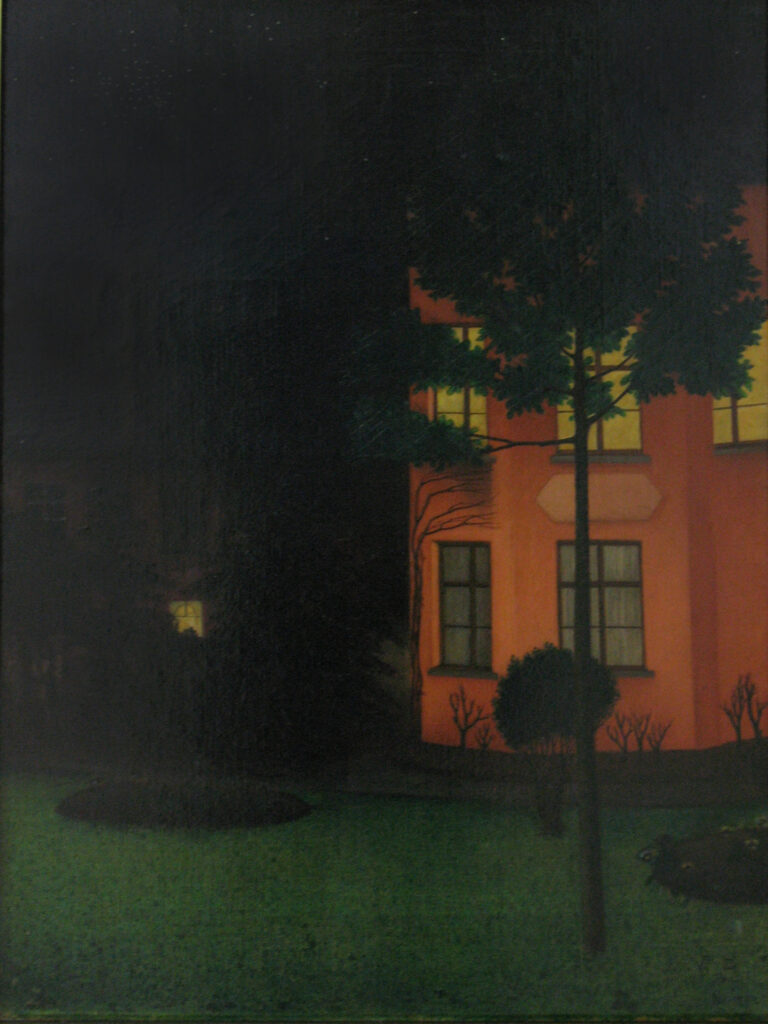 William Degouve de Nuncques, The Blind House, 1892 Oil on canvas, 24.8 × 16.9 in Kröller-Müller Museum, Otterlo