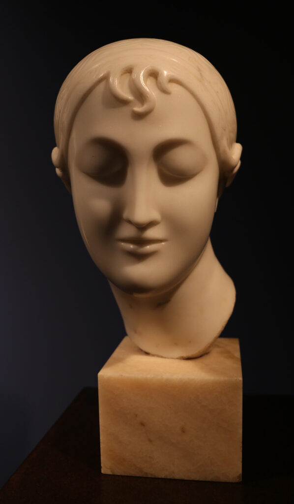 Elie Nadelman, Ideal Female Head, c 1908–1911 Marble, dimensions unverified Private Collection