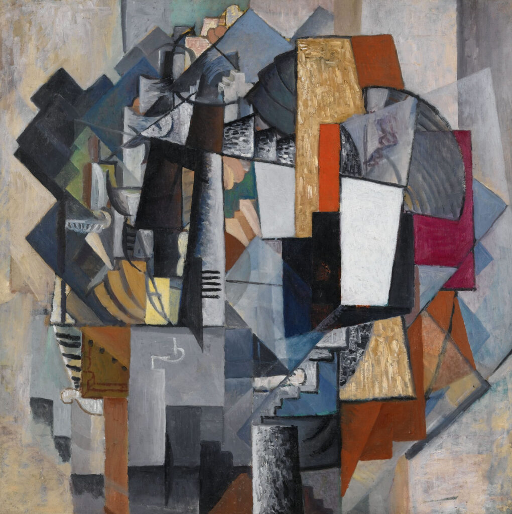 Kazimir Severinovich Malevich, Bureau and Room, 1913 Oil on canvas, 31.3 × 31.3 in Stedelijk Museum Amsterdam