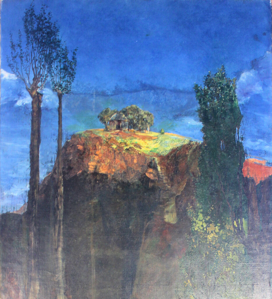 Nemi (Detail), 1883–1885 Oil on canvas, 77.2 × 39.4 in (complete painting) Moritzburg Art Museum, Halle, Germany