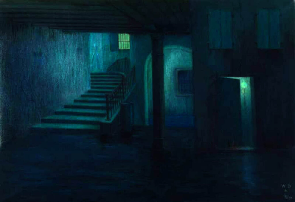 William Degouve de Nuncques, In Venice, 1895 Pastel on cardboard, 20.9 × 29.9 in Kröller-Müller Museum, Otterlo