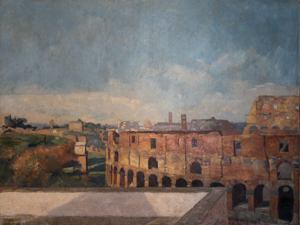 The Colosseum in Rome, 1888 Oil on canvas, 30.3 × 40.2 in Galerie Neue Meister, Dresden