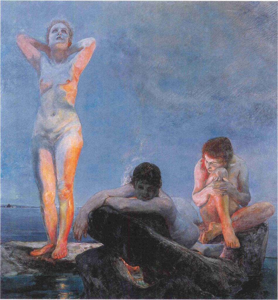 The Blue Hour, 1890 Oil on canvas, 75.4 × 69.3 in Museum of Fine Arts Leipzig