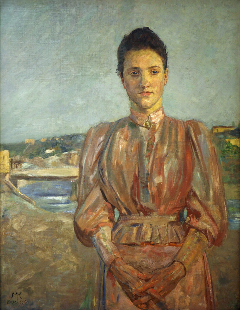 Portrait of Cornelia Paczka-Wagner, 1892 Oil on canvas, 37 × 29.1 in Kunstforum Ostdeutsche Galerie, Regensburg, Germany