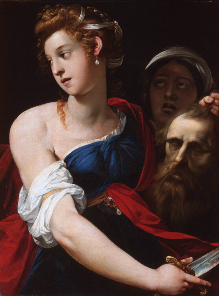 Cavaliere d'Arpino, Judith with the Head of Holofernes, 1603–1606 Oil on canvas, 24.1 × 18.9 in Berkeley Art Museum and Pacific Film Archive