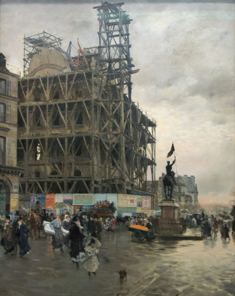 Giuseppe De Nittis, Place des Pyramides, Paris, 1875 Oil on canvas, 36.3 × 29.5 in Musée d’Orsay, Paris