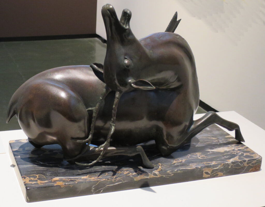 Elie Nadelman, Wounded Stag, c 1915 Bronze, dimensions unverified Honolulu Museum of Art