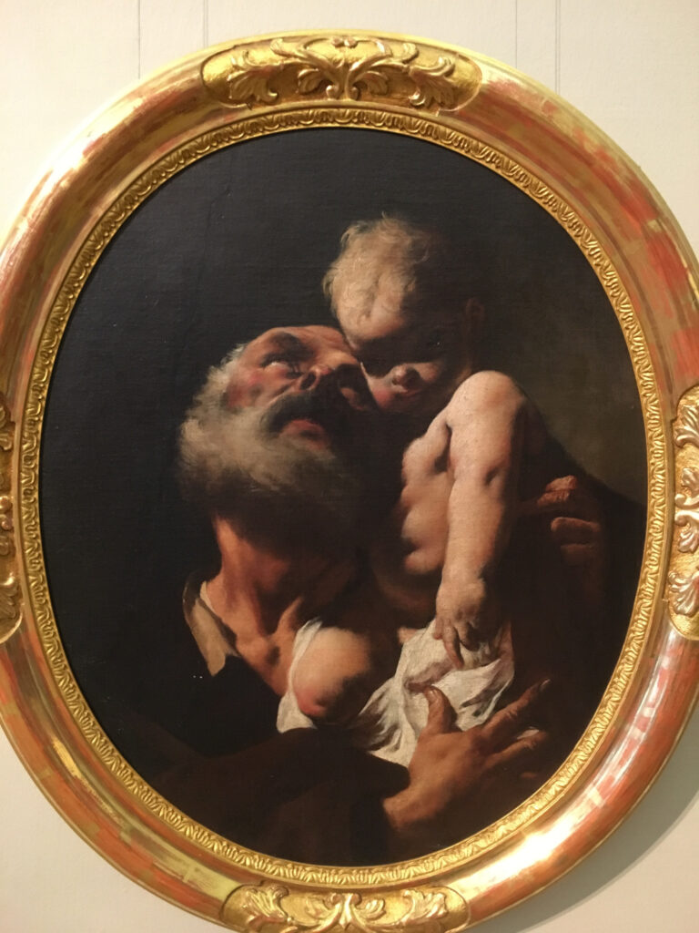 Giovanni Battista Piazzetta, Saint Christopher Carrying the Infant Christ, 1730s Oil on canvas, 28.3 × 22.1 in Metropolitan Museum of Art, New York