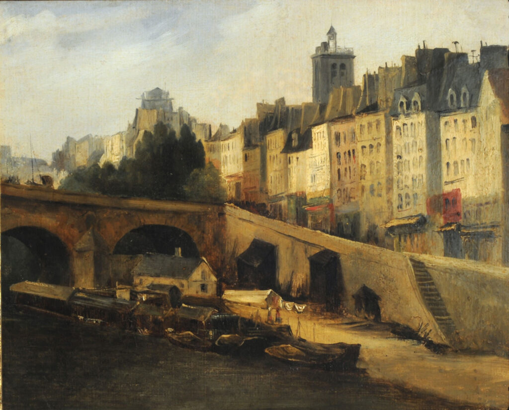 Charles-François Daubigny, Marie Bridge, 19th century Oil on canvas, 9.4 × 11.4 in National Museum of Fine Arts, Neuquén, Argentina