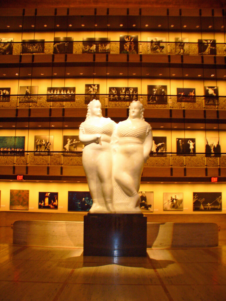 Elie Nadelman, Two Circus Women, 1964, after a 1930 model Carrara marble, dimensions unverified David H. Koch Theater, New York