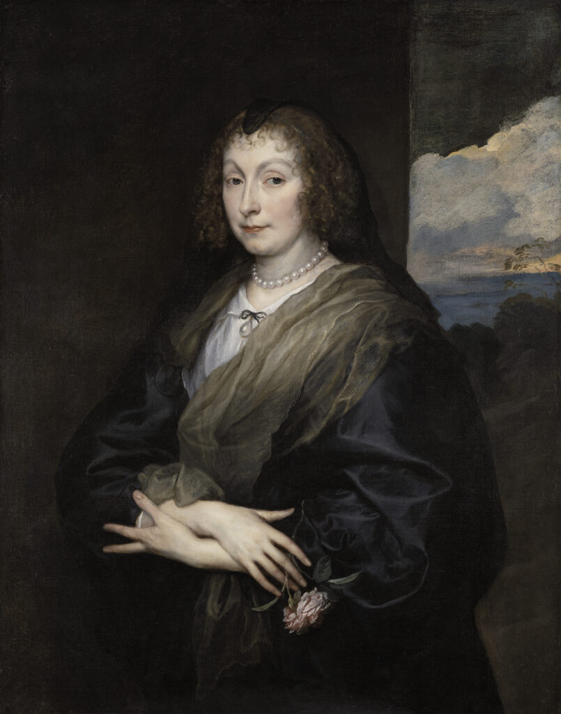 Sir Anthony van Dyck, Woman with a Rose, c 1635–1639 Oil on canvas, 40 × 31.3 in Isabella Stewart Gardner Museum, Boston