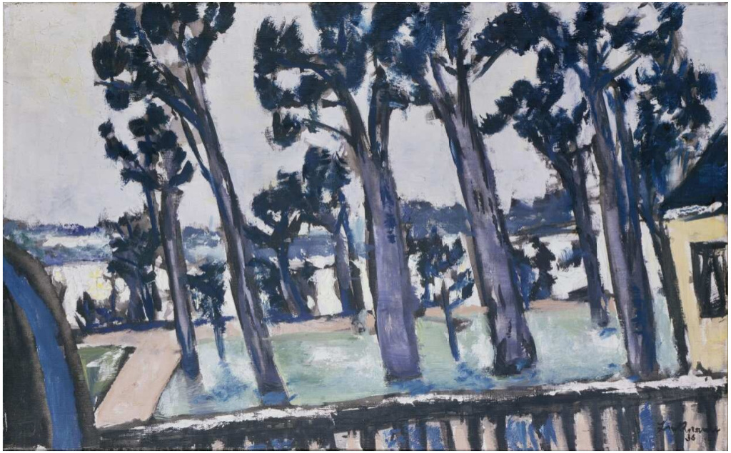 Max Beckmann, View on the Havel from Rupenhorn, 1936 Oil on canvas, 19.9 × 31.7 in Neue Nationalgalerie, Berlin