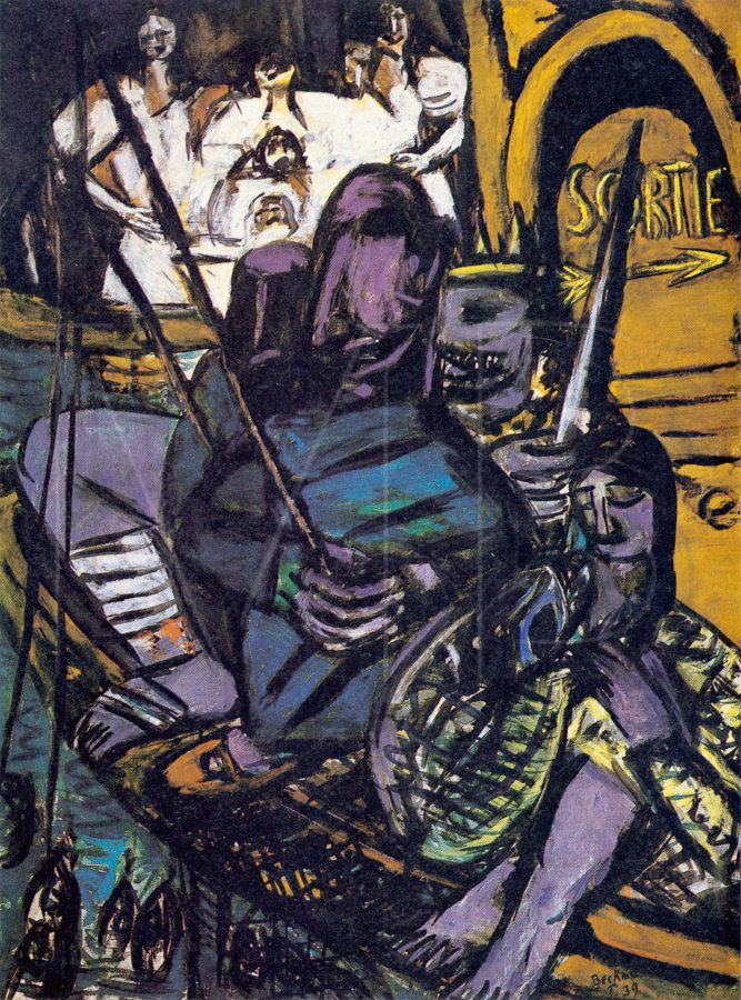 Max Beckmann, Children of the Twilight/Orcus, 1939 Oil on canvas, 31.9 × 23.6 in Private collection